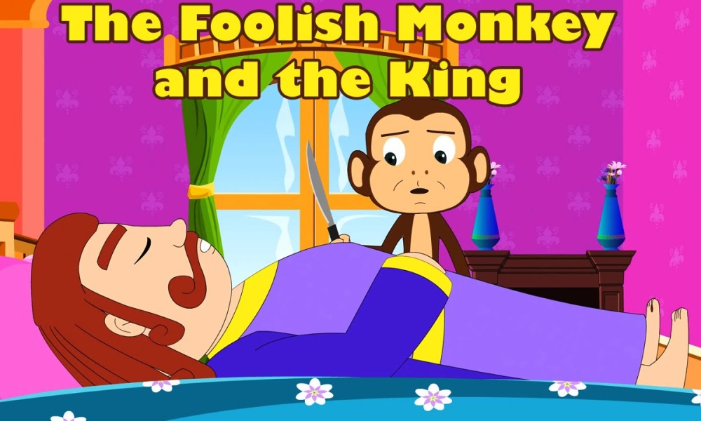The Foolish Monkey and  the King